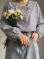 شومیز گلدار کد 1009 - Image 5