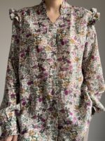 شومیز گلدار کد 1023 - Image 2