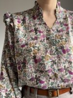 شومیز گلدار کد 1023 - Image 3