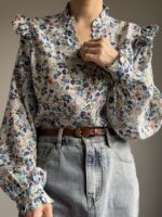 شومیز گلدار کد 1024