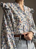 شومیز گلدار کد 1024 - Image 3