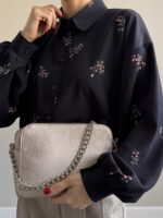 شومیز گلدار کد 1007 - Image 2