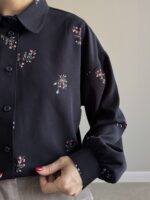 شومیز گلدار کد 1007 - Image 4