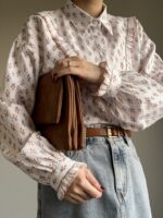 شومیز طرح دار کد 1011 - Image 3