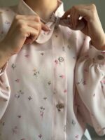 شومیز کرپ حریر کد 1053 - Image 4